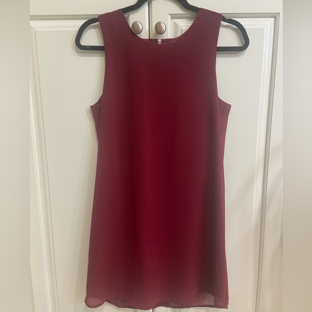 Naked Zebra maroon dress size medium